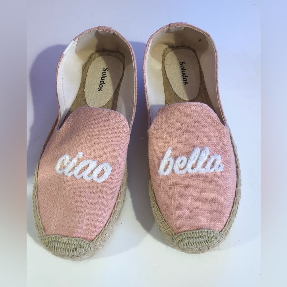 SOLUDOS Ciao Bella Platform Espadrille Pink
